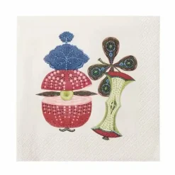 Outlet Iittala Taika servett 33x33 cm 20-pack Röd