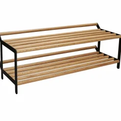 Essem Design Tamburin skohylla 100 cm Ek-svart