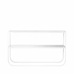 Asplund Tati console 120 konsolbord marmor vit vitt stativ 120