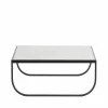 Asplund Tati High soffbord marmor vit char grey stativ