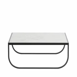 Asplund Tati High soffbord marmor vit char grey stativ