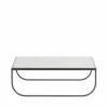 Asplund Tati Low soffbord marmor vit storm grey stativ
