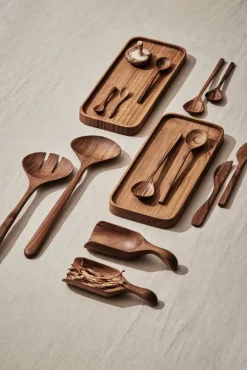 Tell Me More Teak smörkniv 2-pack Brun