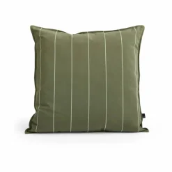 Sale HAY Terrazza kudde Olive narrow stripe 60x60 cm