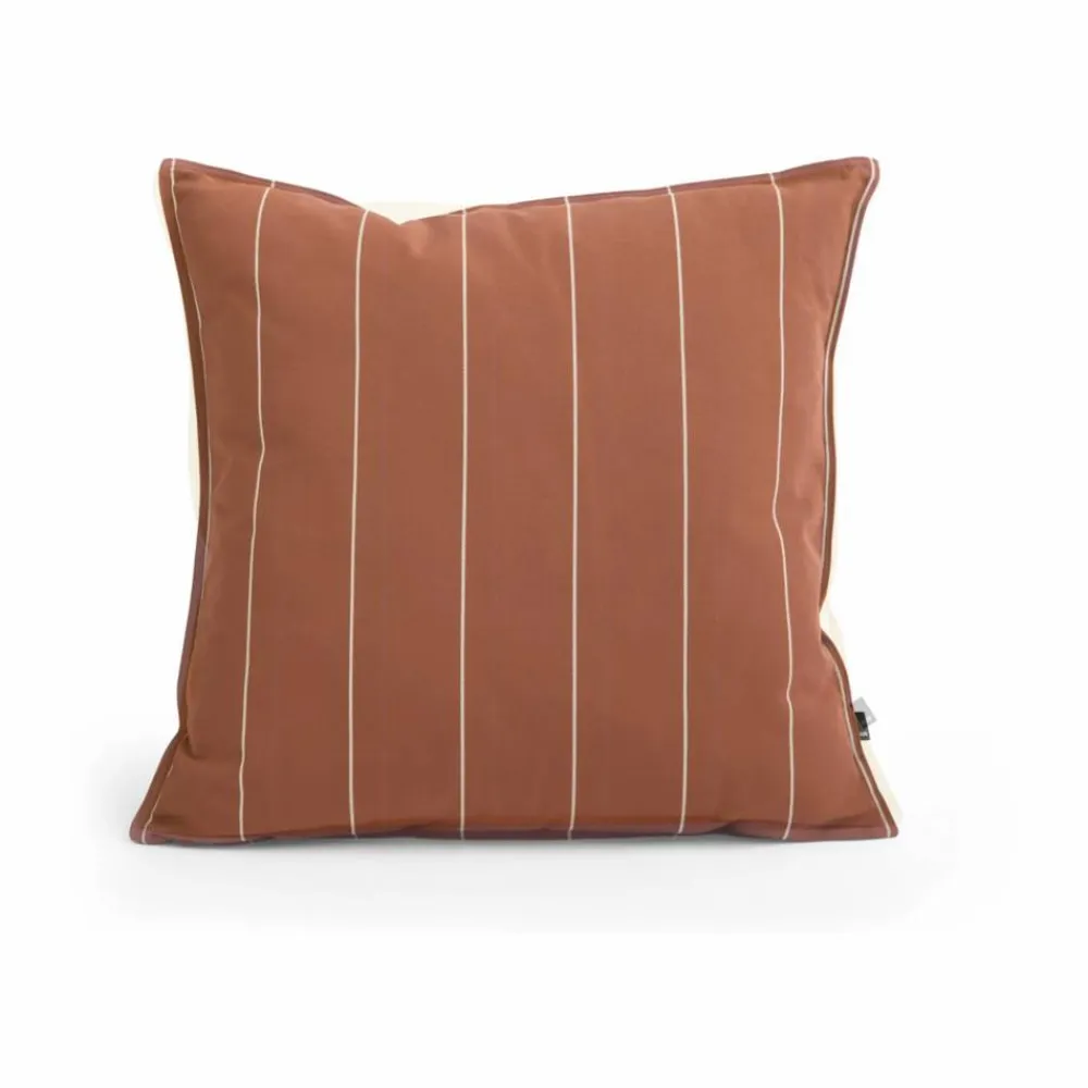 Outlet HAY Terrazza kudde Terracotta narrow stripe 60x60 cm
