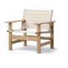 Hot Fredericia Furniture The Canvas Chair outdoor fåtölj Teak-performance canvas