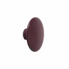 Barn Muuto The Dots klädkrok burgundy Ø17 cm