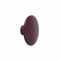 Barn Muuto The Dots klädkrok burgundy Ø17 cm