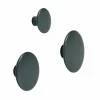 Barn Muuto The Dots klädkrok dark green Ø17 cm