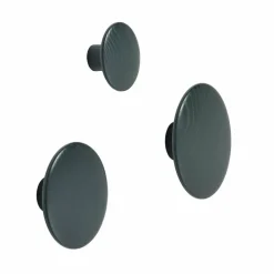 Barn Muuto The Dots klädkrok dark green Ø17 cm