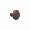 Barn Muuto The Dots klädkrok metall Ø2 7 cm Umber