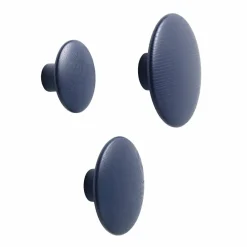 New Muuto The Dots klädkrok midnight blue Ø17 cm