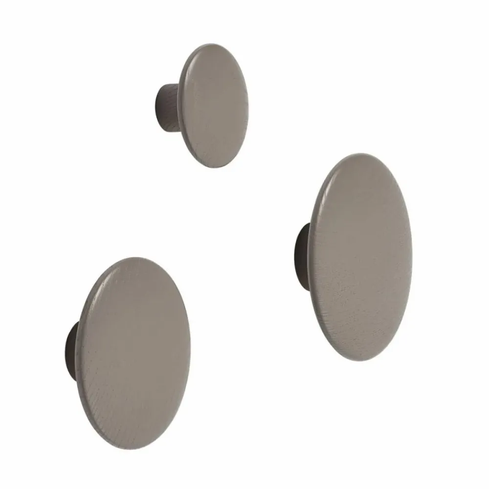 New Muuto The Dots klädkrok taupe Ø17 cm