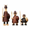 Andersen Furniture The vikings of Denmark träfigur 3 delar Stained beech