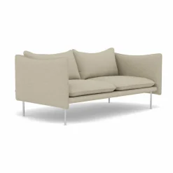 New Fogia Tiki soffa 2-sits Barnum 2-polished stainless steel