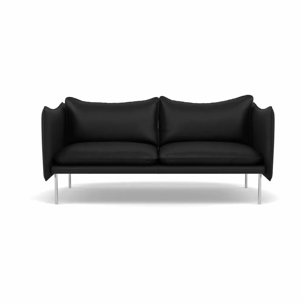 Fogia Tiki soffa 2-sits Elmosoft 99999-polished stainless steel