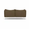Fogia Tiki soffa 2-sits Vintage Tabacco-polished stainless steel