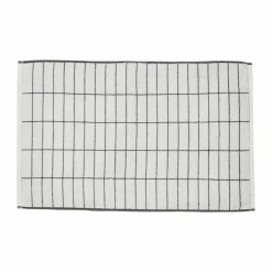 Mette Ditmer Tile Stone badrumsmatta 50x80 cm Svart-off white