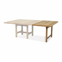 Fri Form 68 tilläggsskiva med ben Teak H: 68 cm