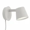Muuto Tip vägglampa Grey