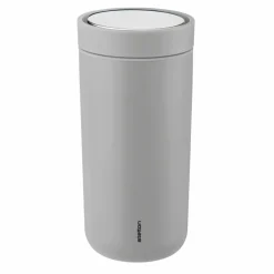 New Stelton To Go Click termosmugg 0 4 l Mat light grey