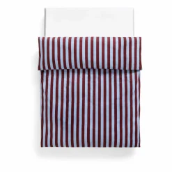 HAY Été påslakan 220x220 cm Bordeaux-Sky blue