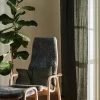 Scandi Living Tranquility gardinlängd med multiband 139x250 cm Forest green