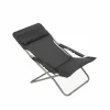 Outlet Lafuma Transabed BeComfort solstol Becomfort dark grey