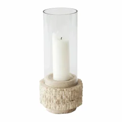 Tell Me More Travertine ljuslykta 30 cm