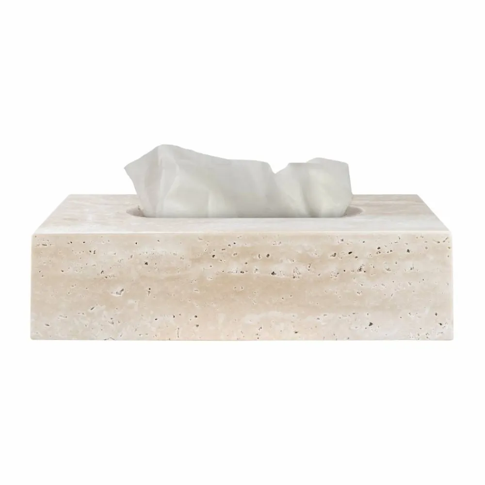 Clearance Mette Ditmer Travertine näsdukslåda 14x25 5 cm Linen