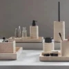 Mette Ditmer Travertine tvålpump 12 5 cm Linen