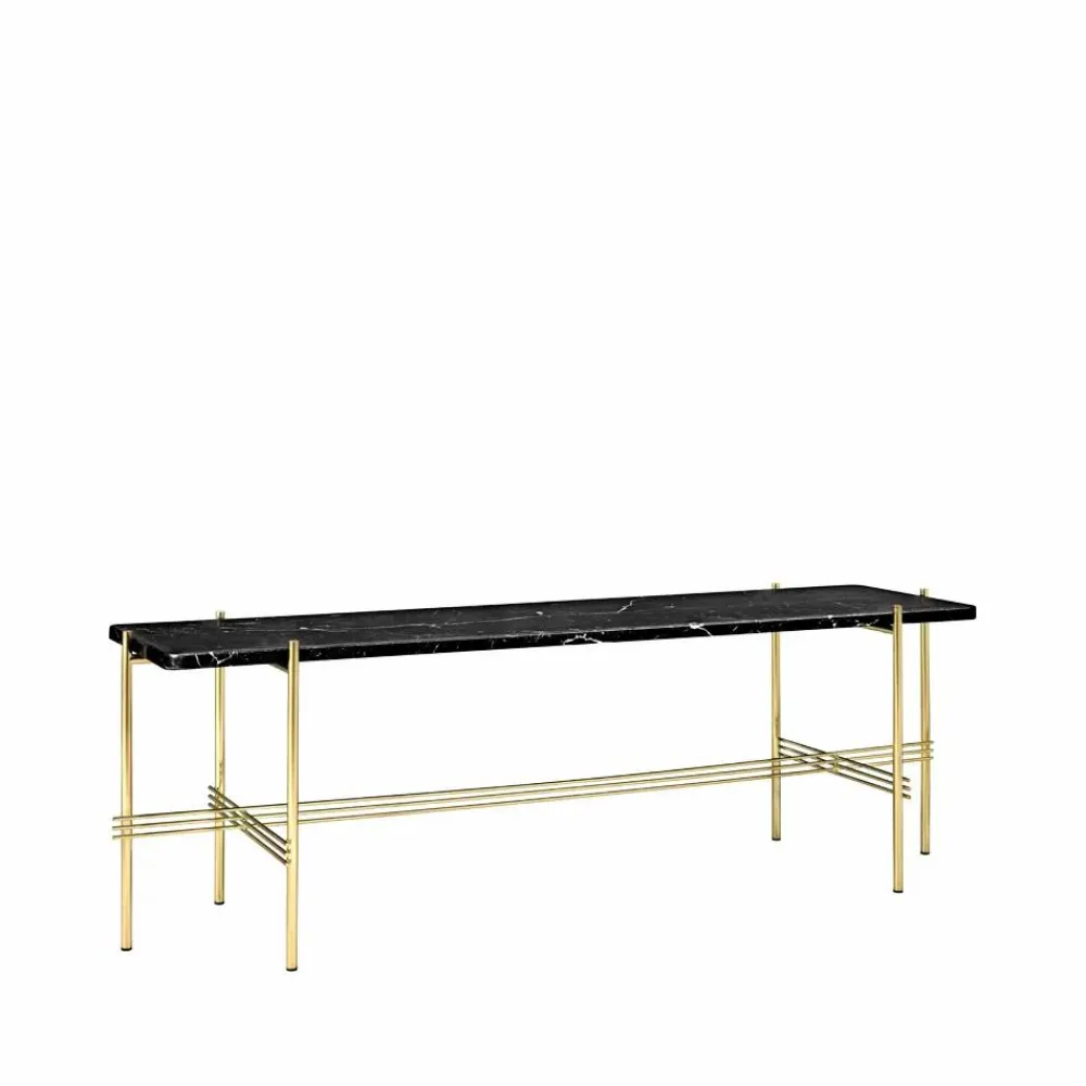 Clearance GUBI TS Console 1 konsolbord marmor svart mässingstativ