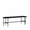 Outlet GUBI TS Console 1 konsolbord marmor svart svartlackat stativ