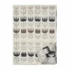 Klippan Yllefabrik Tulip pläd 130x180 cm Grey