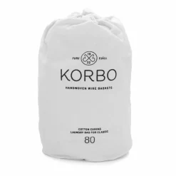 Sale KORBO Tvättsäck till korg vit 80 l