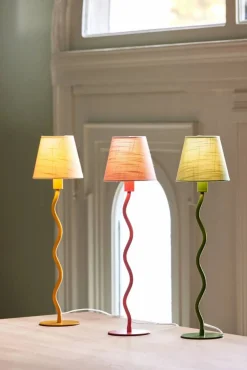 Outlet Globen Lighting Twist 50 bordslampfot Rosa