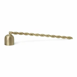 Ferm Living Twist ljussläckare brass