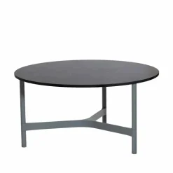 Cane-line Twist soffbord large Ø90 cm Dark grey-light grey