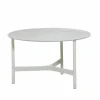 Sale Cane-line Twist soffbord medium Ø70 cm Fossil grey-white