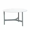 Cane-line Twist soffbord medium Ø70 cm White-light grey