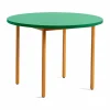 Sale HAY Two-Colour matbord Ø105 cm Ochre-green mint