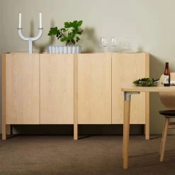 Karl Andersson & Söner Upper sideboard Ask inkl. hyllplan 97x164