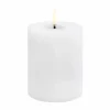 Hot Uyuni Lighting Uyuni LED Blockljus melted Vit rustic Ø7 8x10 cm
