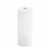 Discount Uyuni Lighting Uyuni LED Blockljus melted Vit rustic Ø7 8x20 cm