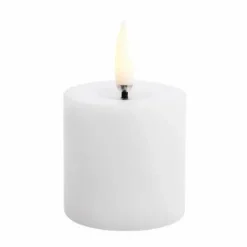 Sale Uyuni Lighting Uyuni LED Blockljus melted Vit Ø5x4 5 cm