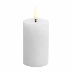 Uyuni Lighting Uyuni LED Blockljus melted Vit Ø5x7 5 cm