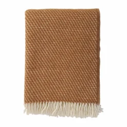 Discount Klippan Yllefabrik Velvet ullpläd Mocha mousse