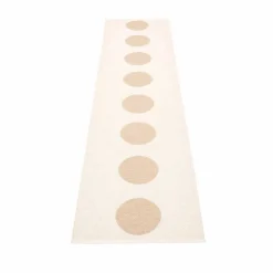 Hot Pappelina Vera gångmatta beige/vanilla 70x300 cm
