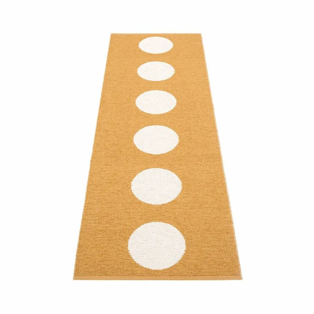 New Pappelina Vera gångmatta ochre/vanilla 70x300 cm
