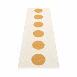 Outlet Pappelina Vera gångmatta ochre/vanilla 70x150 cm